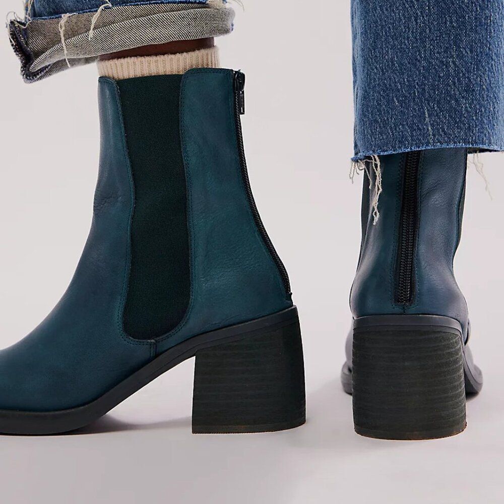 Free People Essential Chelsea Boot Topiary Green 37 - Picture 8 of 8